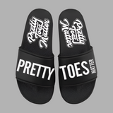 Pretty Toes Slides (Black)